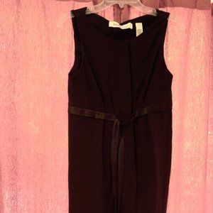 Laundry black rayon spandex dress size 4. Snaps down entire front
